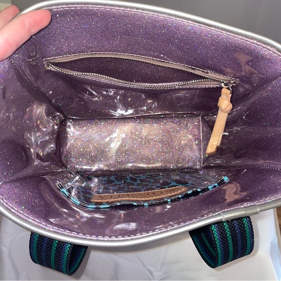 CONSUELA Rattler Snake BESOS Chica Classic TOTE Purse Embroidery Bag Handbag - Picture 8 of 12